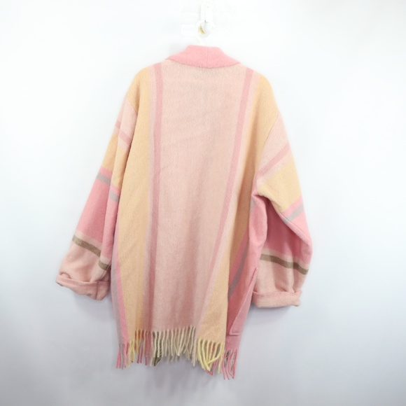 New Lillunn Design Pure Wool Cardigan Sweater Pink - Picture 7 of 8